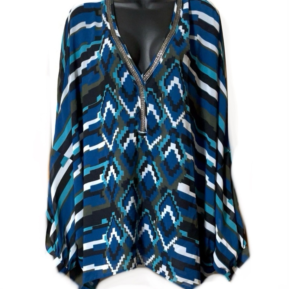 🌼LANE BRYANT Sheer Kimono Style Top🌼